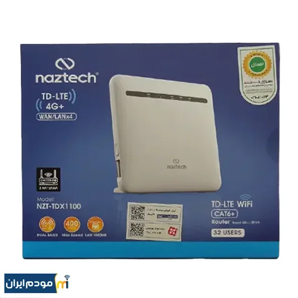 مودم 4.5G TD-LTE نزتک مدل TDX1100