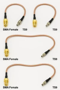 انواع مدل های کابل تبدیل sma به ts9