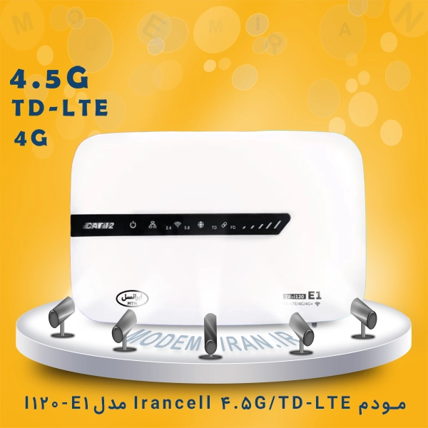 مودم 4.5G / TD-LTE ایرانسل Irancell مدل TF-I120-E1