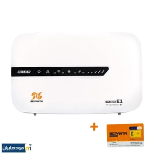 مودم 4.5G / TD-LTE سپنتا Sepanta مدل TF-i120-E1 + سیمکارت و بسته آغازین