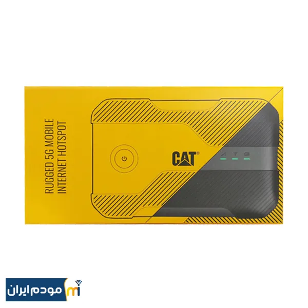 مودم جیبی 5G کاترپیلار مدل Caterpillar CAT Q10/BM1R1A + سیمکارت لوتوس تل